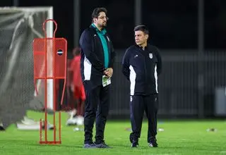 استارت تیم ملی در العین؛ تمرین آفسایدگیری ملی‌پوشان + فیلم