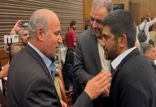 رئیس فدراسیون فوتبال به فدراسیون کشتی رفت