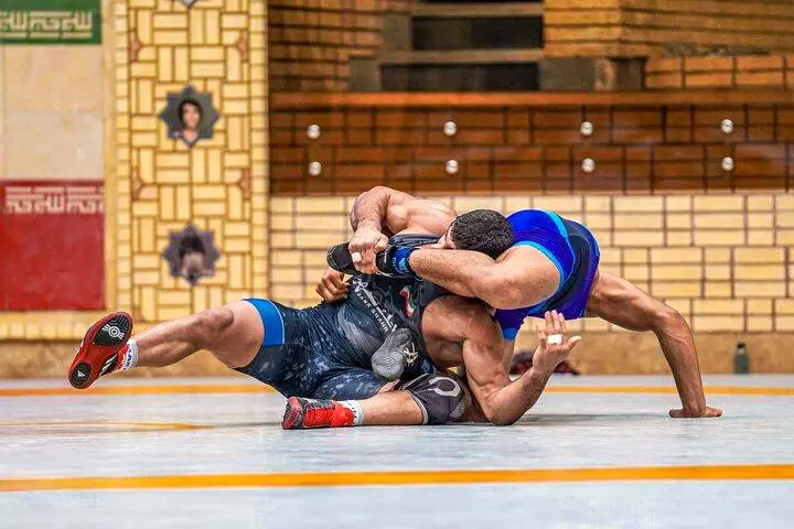 پیروزی بانک شهر مقابل جوانان ستارگان ساری در مرحله برگشت لیگ کشتی آزاد