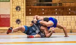 پیروزی بانک شهر مقابل جوانان ستارگان ساری در مرحله برگشت لیگ کشتی آزاد