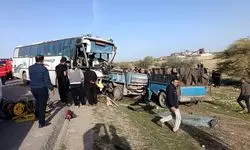  افزایش تعداد فوتی‌های تصادف اتوبوس در محور شوشتر دزفول به ۶ نفر