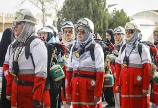 بیش از ۶ هزار بانوی امدادگر در حملات اخیر خدمت‌رسانی کردند