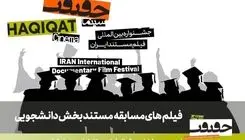 اعلام فهرست مستندهای راه‌یافته به بخش مسابقه دانشجویی «سینماحقیقت»