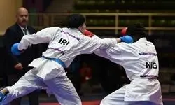 گلشادنژاد به مبارزه فینال کاراته صعود کرد