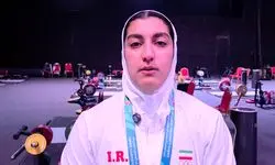 سیدزهرا حسینی: دو رقیب سرسخت داشتم، ولی با خدا کمک توانستم مدال برنز را بگیرم