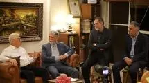 دیدار نوروزی وزیر فرهنگ با علیرضا زرین‌دست