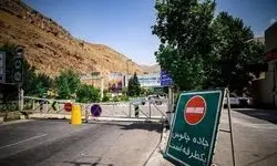 اجرای محدودیت تردد یک‌طرفه محور کندوان