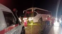 حادثه واژگونی مینی‌بوس در مسیر تکاب - شاهین‌دژ
