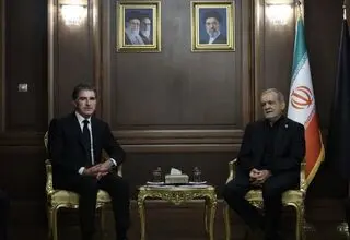 بارزانی:بابت دیدار با پزشکیان بسیار خوشحالم