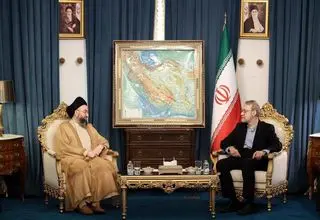 رایزنی حکیم و لاریجانی در تهران
