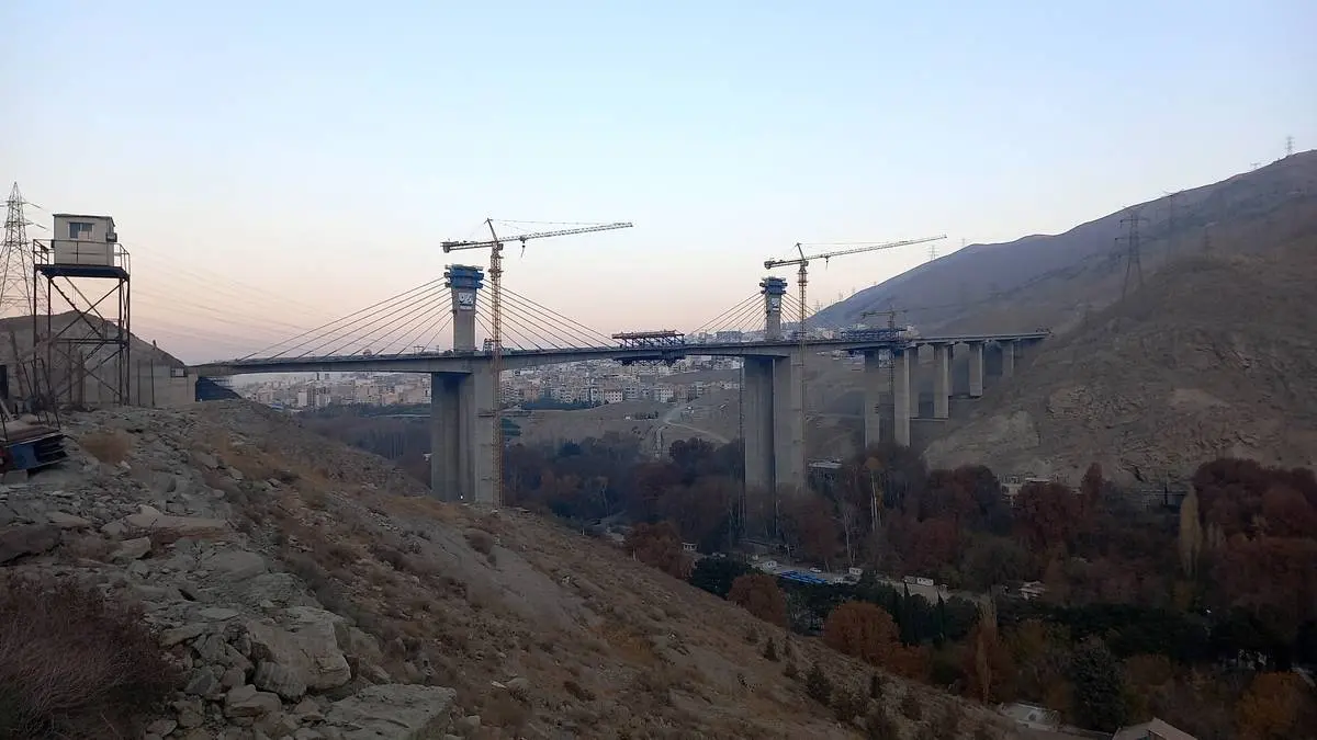 پیشرفت ۷۳ درصدی آزادراه شمالی کرج طی ۱۰ ماه گذشته