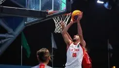 راهیابی تیم بسکتبال سه نفره مردان به مرحله نیمه نهایی