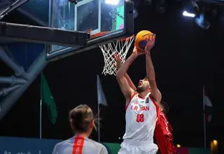 راهیابی تیم بسکتبال سه نفره مردان به مرحله نیمه نهایی