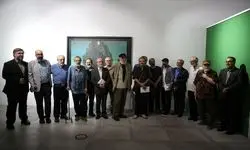 حضور هنرمندان سینما در افتتاحیه نمایشگاه «سبز و سپید و سرخ»