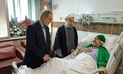 عیادت حسن روحانی از علوی 