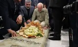 قالیباف بر مزار شهید «ابومهدی المهندس» حضور یافت