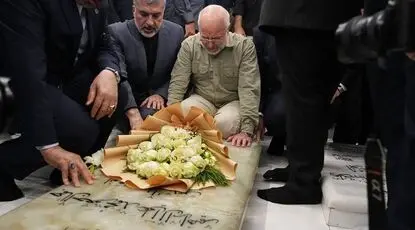 قالیباف بر مزار شهید «ابومهدی المهندس» حضور یافت