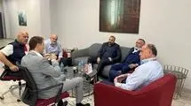 نشست مرتضی قربانی با رئیس و دبیرکل فدراسیون جهانی تیراندازی