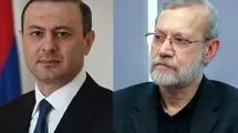 لاریجانی و گریگوریان برای تقویت همکاری‌های تهران-ایروان رایزنی کردند