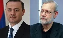 لاریجانی و گریگوریان برای تقویت همکاری‌های تهران-ایروان رایزنی کردند
