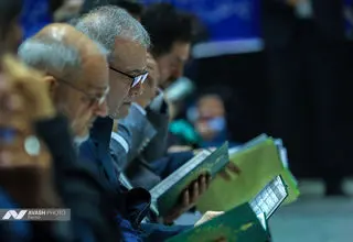مراسم ترحیم مادر «سید مهدی طباطبایی» معاون ارتباطات و اطلاع‌رسانی دفتر رئیس جمهور