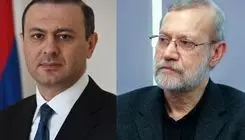 گفت‌وگوی دبیر شورای امنیت ارمنستان با لاریجانی