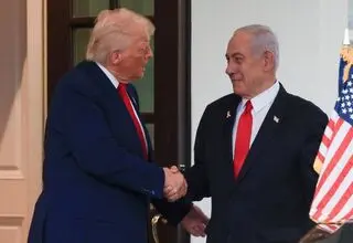 دیدار ترامپ و نتانیاهو/ ابراز اطمینان رئیس جمهور آمریکا از تحقق صلح در غزه