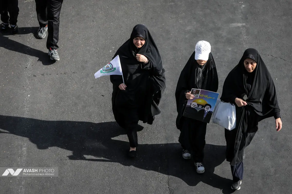 مراسم پیاده‌روی جاماندگان اربعین حسینی (ع) در تهران