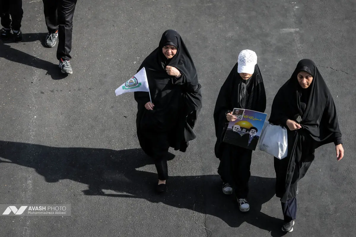 مراسم پیاده‌روی جاماندگان اربعین حسینی (ع) در تهران