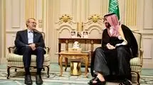 علی لاریجانی با خالد بن سلمان دیدار کرد 