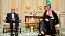 علی لاریجانی با خالد بن سلمان دیدار کرد 