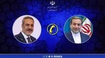 گفتگوی تلفنی وزرای امور خارجه جمهوری اسلامی ایران و ترکیه 