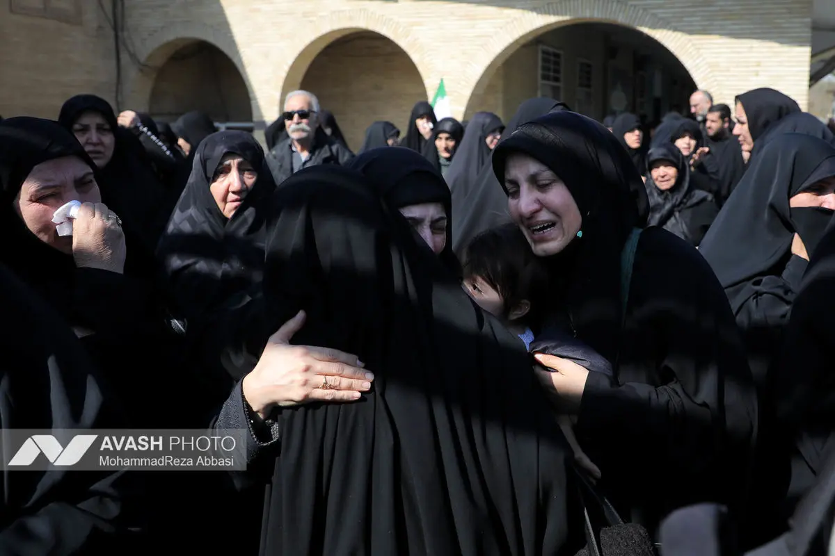 وداع با پیکر شهدای حملات صهیونی-آمریکایی