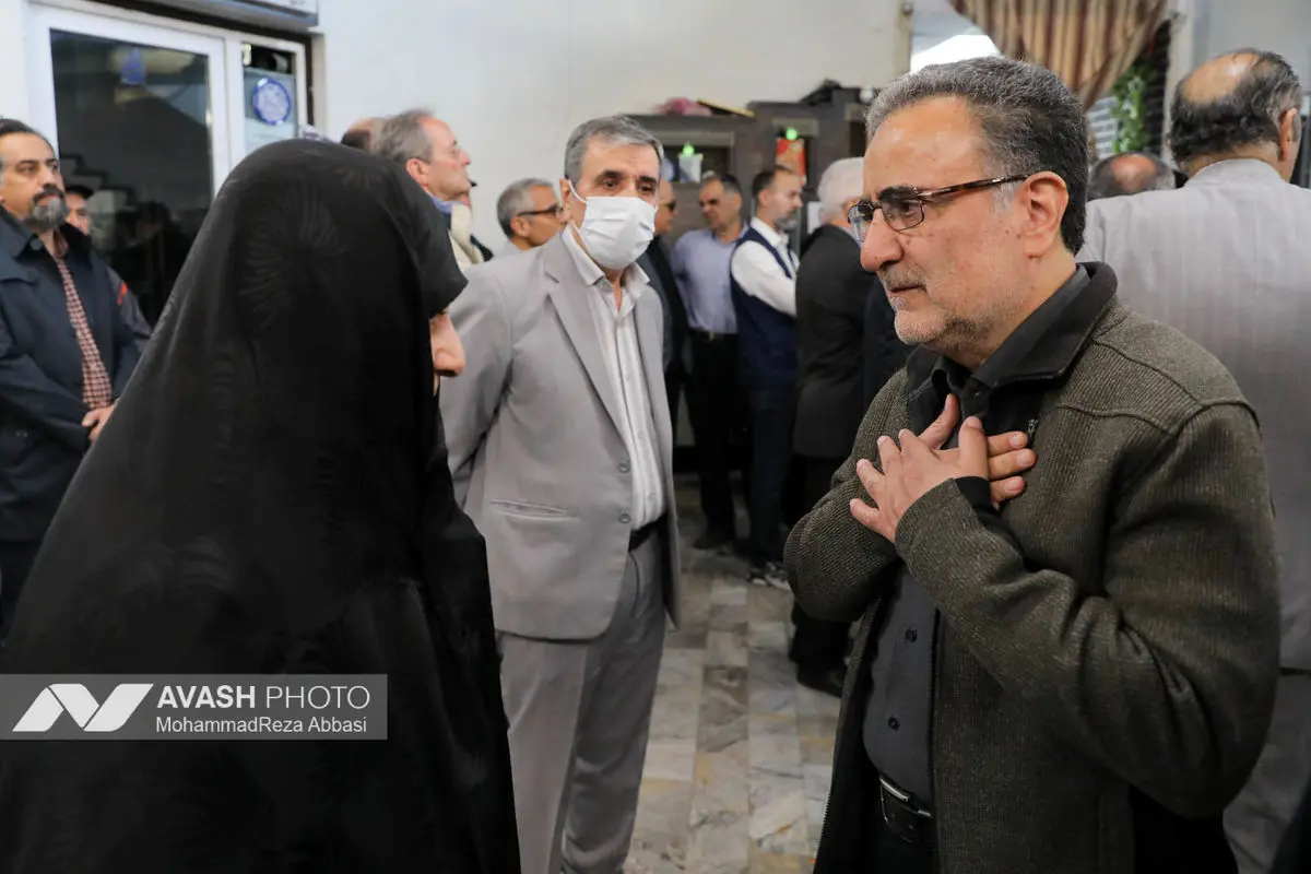 مراسم تشییع سید محمد تاج زاده