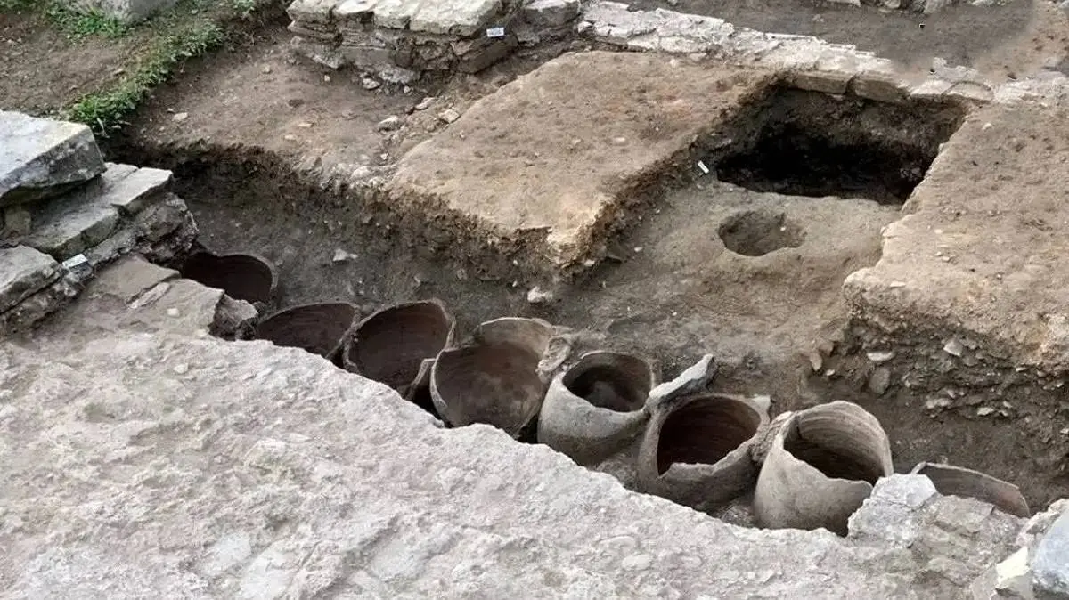 گنج 1700 ساله زیر بازار / سکه‌ های طلای امپراتوری از دل خاک بیرون آمد