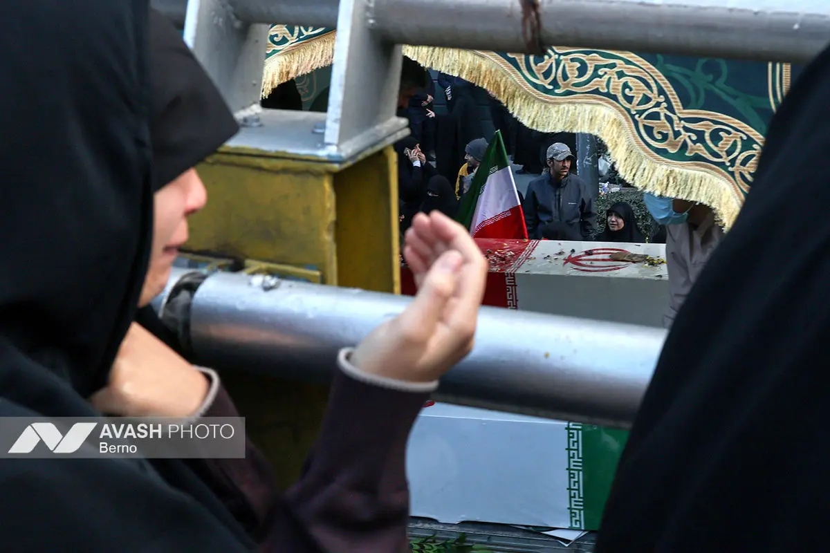 مراسم تشییع پیکر شهدای جنایات اخیر صهیونی - آمریکایی _۲