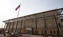 سفارت آمریکا در عراق آتش گرفت