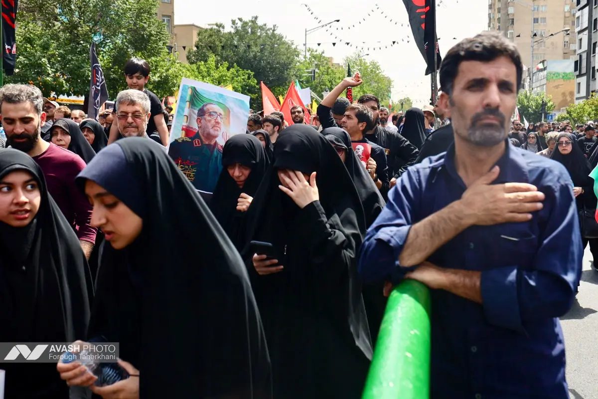 مراسم تشييع پيکر مطهر تعدادي از سرداران و فرماندهان، دانشمندان هسته‌اي