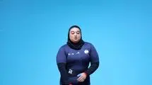 صفاوردی از کسب مدال وزنه‌برداری بانوان بازماند