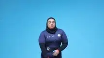 صفاوردی از کسب مدال وزنه‌برداری بانوان بازماند