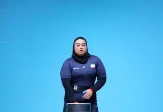 صفاوردی از کسب مدال وزنه‌برداری بانوان بازماند
