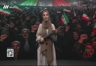  آموزش استفاده از کلاشینکف به مردم در صداوسیما/ فیلم