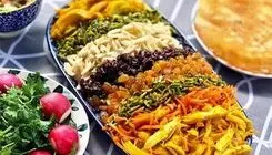 طرز تهیه هفت رنگ پلو تهرانی غذایی اصیل و مجلسی