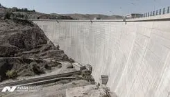 تصاویری از افزایش آب در سدکرج پس از بارندگی