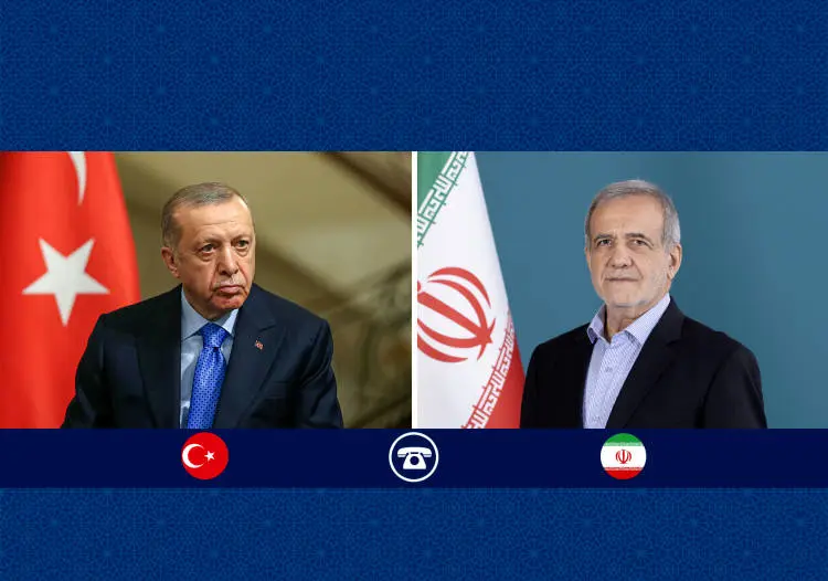 تماس تلفنی مسعود پزشکیان با رجب طیب اردوغان
