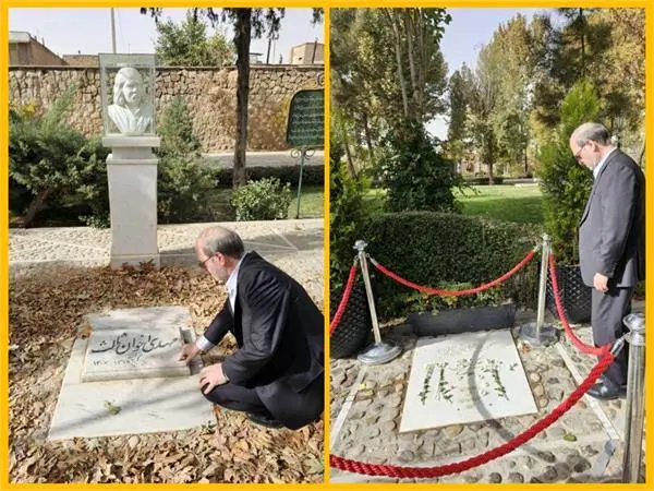 ادای احترام سرپرست معاونت امور هنری وزارت فرهنگ به استاد شجریان و مهدی اخوان ثالث