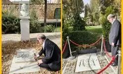 ادای احترام سرپرست معاونت امور هنری وزارت فرهنگ به استاد شجریان و مهدی اخوان ثالث