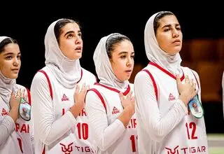 راهیابی تیم بسکتبال زیر ۱۶ سال دختران به نیمه نهایی کاپ آسیا