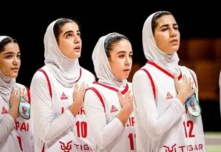 راهیابی تیم بسکتبال زیر ۱۶ سال دختران به نیمه نهایی کاپ آسیا