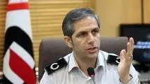 نجات ۱۴ نفر از آتش‌سوزی مجتمع مسکونی در خیابان رسالت تهران